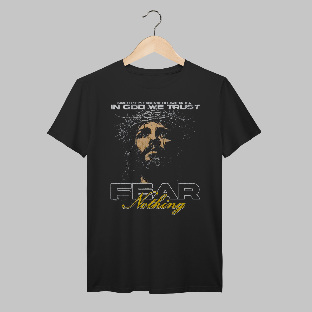 Jesus | Fear Nothing | Algodão Prime
