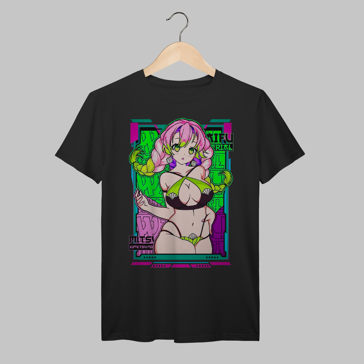 Demon Slayer | Mitsuri Kanroji | Algodão Prime