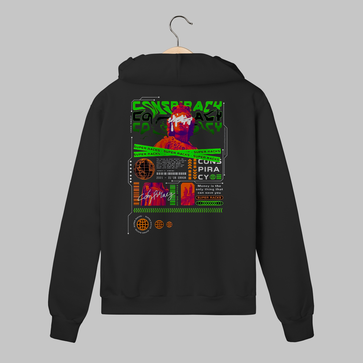 Conspiracy | Moletom Com Ziper