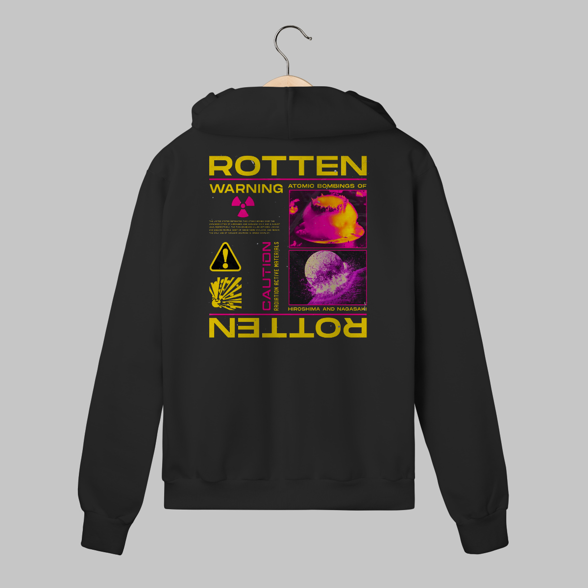 Rotten | Moletom Com Ziper