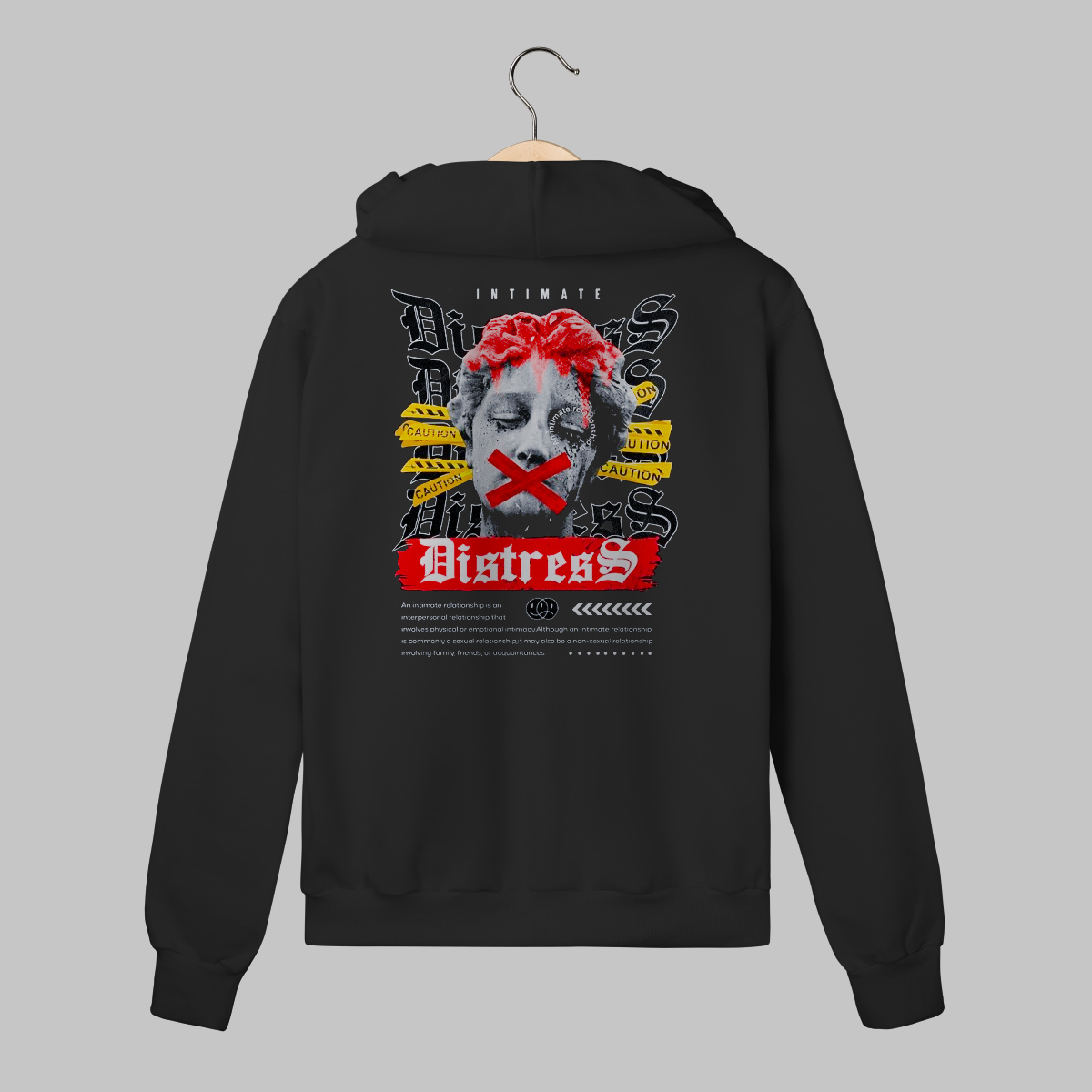 Distress | Moletom Com Ziper