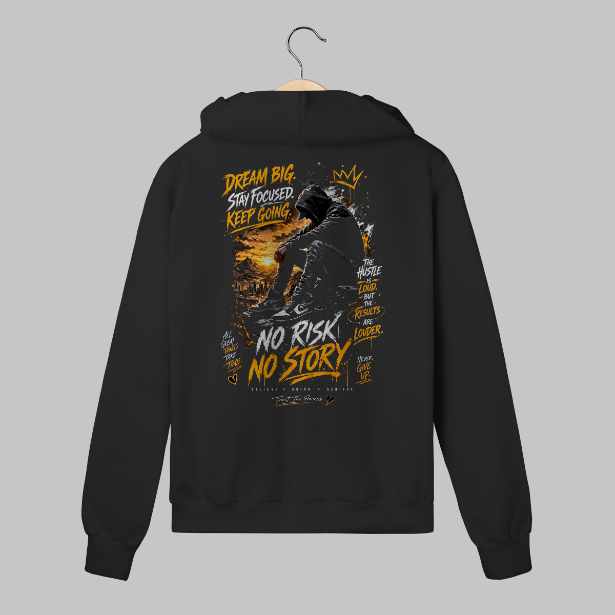 Dream Big | Moletom Com Ziper