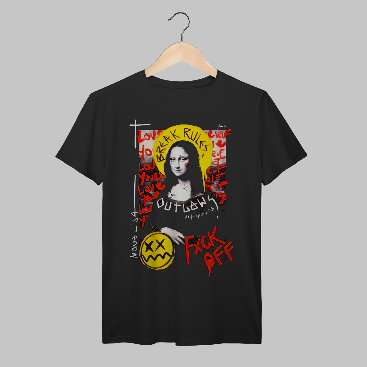 Mona Lisa Punk | Algodão Prime