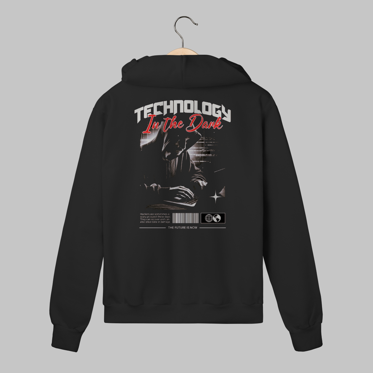 Technology In The Dark | Moletom Com Ziper