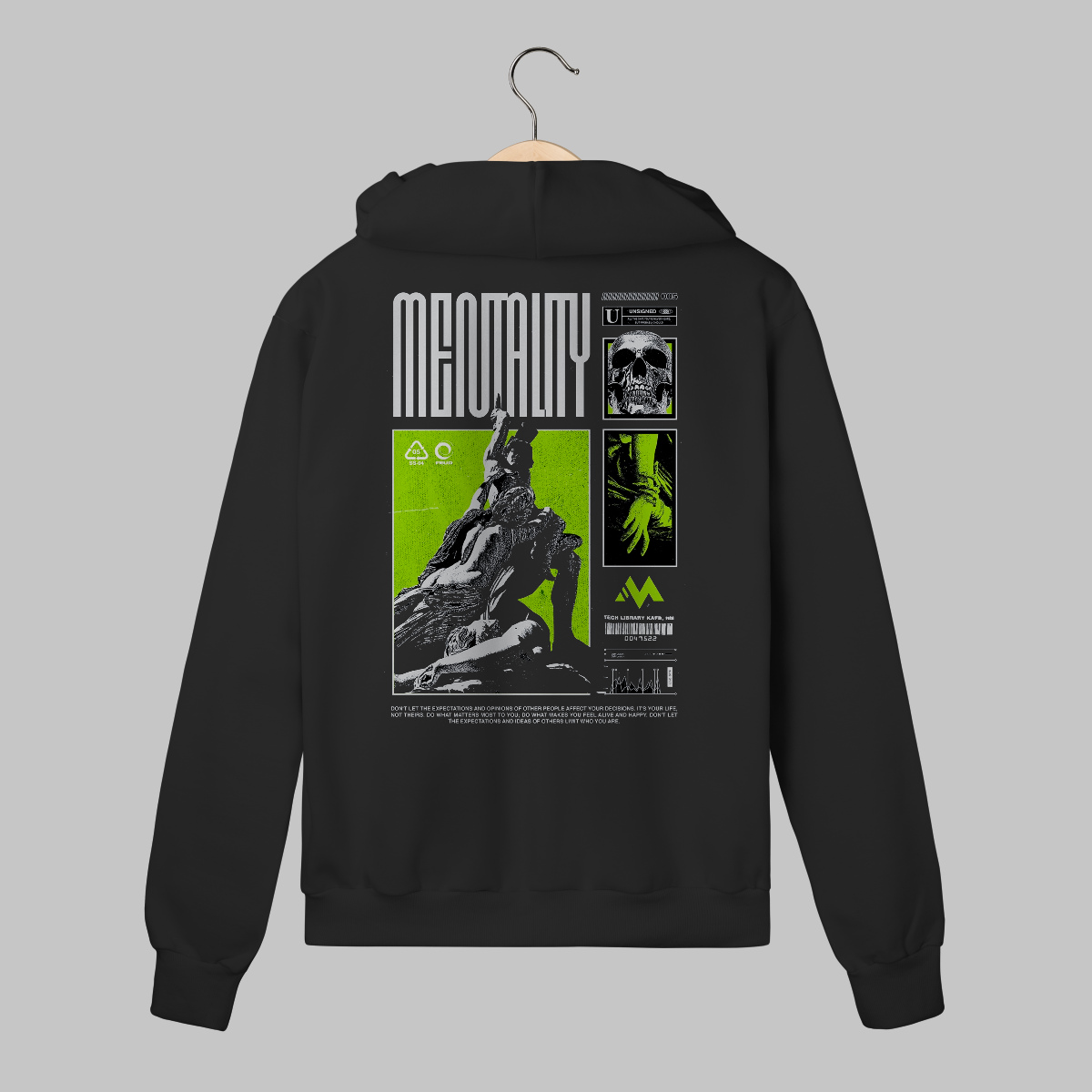 Mentality | Moletom Com Ziper