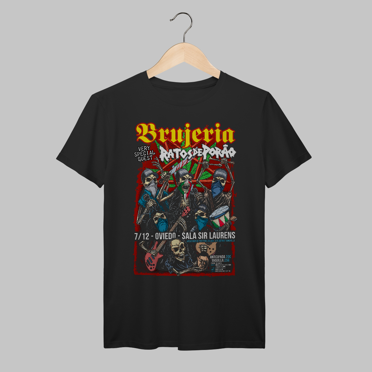 Brujeria E Ratos De Porão | Algodão Prime