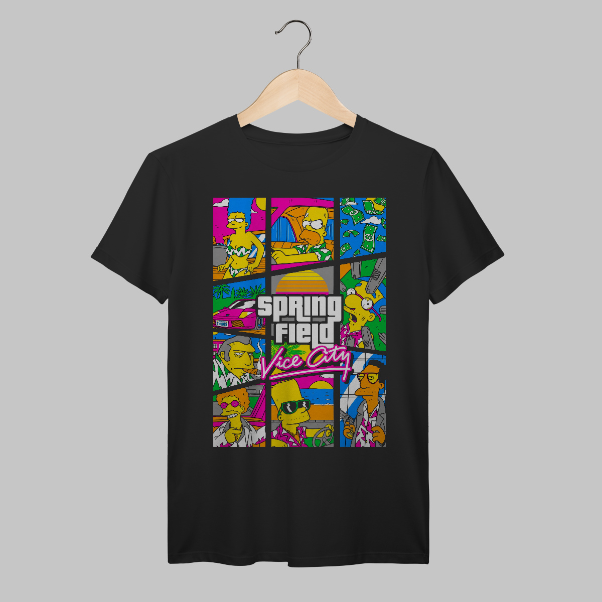 Nome do produto: Os Simpsons | Vice City | Algodão Prime