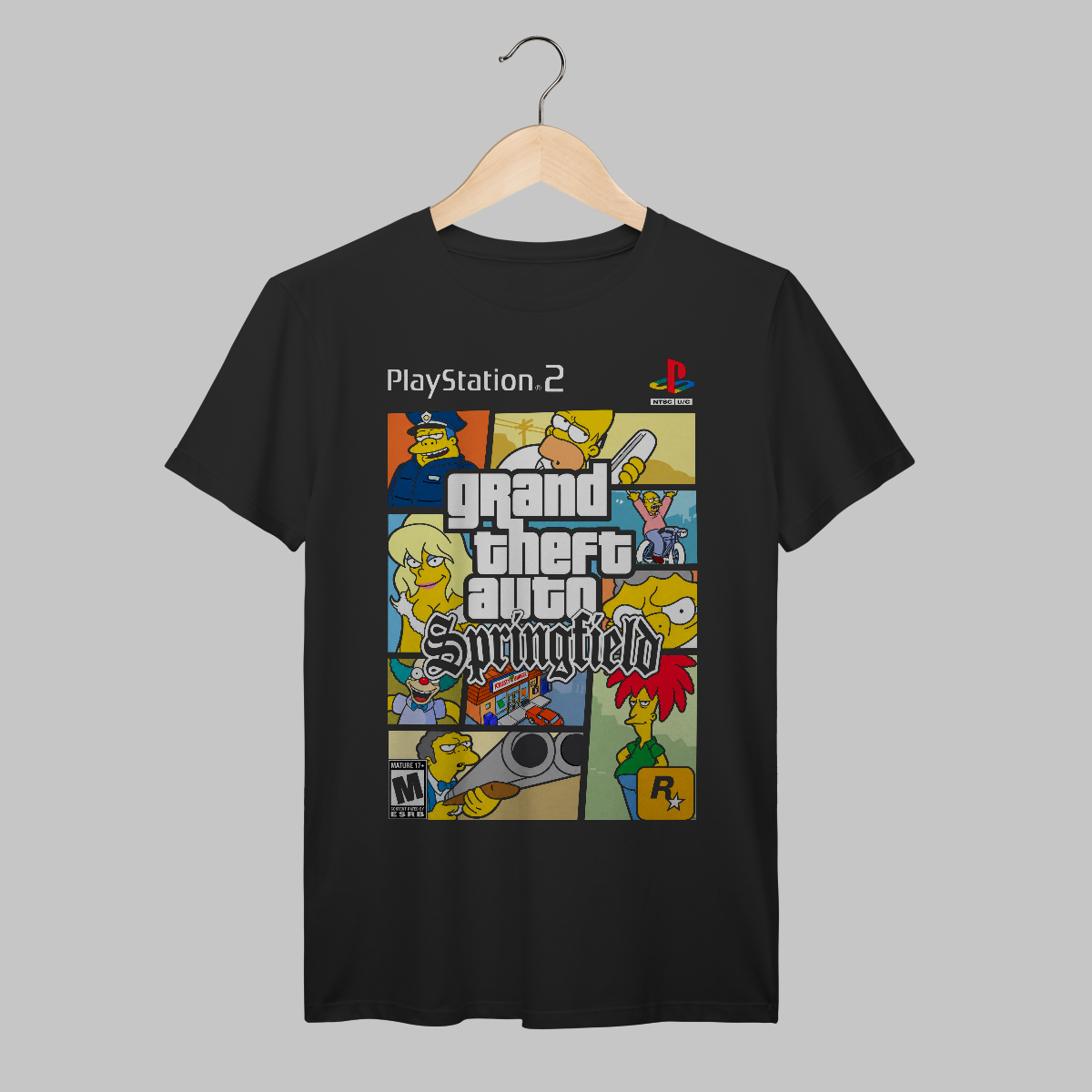 Nome do produto: GTA Sprinfield | Os Simpsons | Algodão Prime
