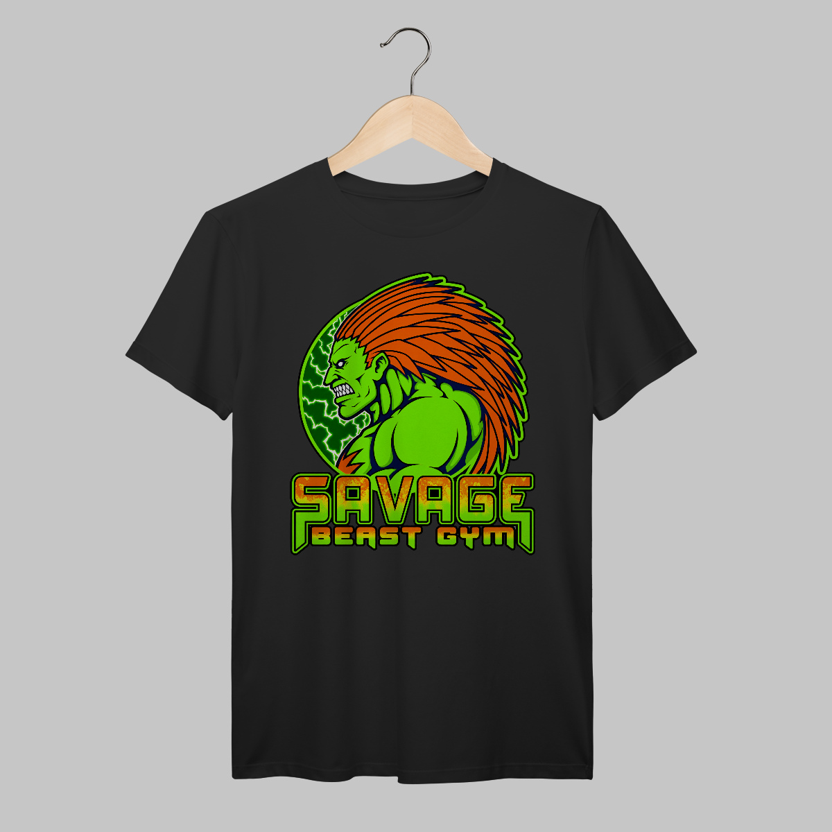 Nome do produto: Street Fighter | Academia Do Blanka | Algodão Prime