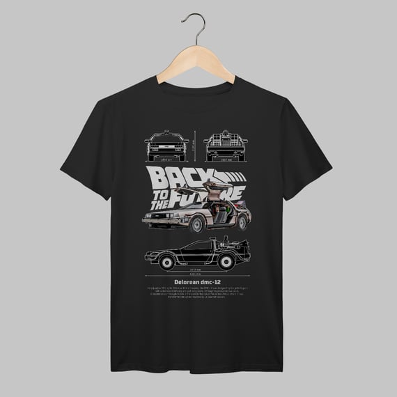 De Volta Para O Futuro | DeLorean | Algodão Prime