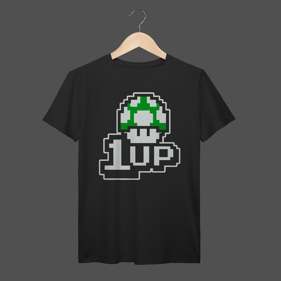 1UP | Mario Bros. | Algodão Prime