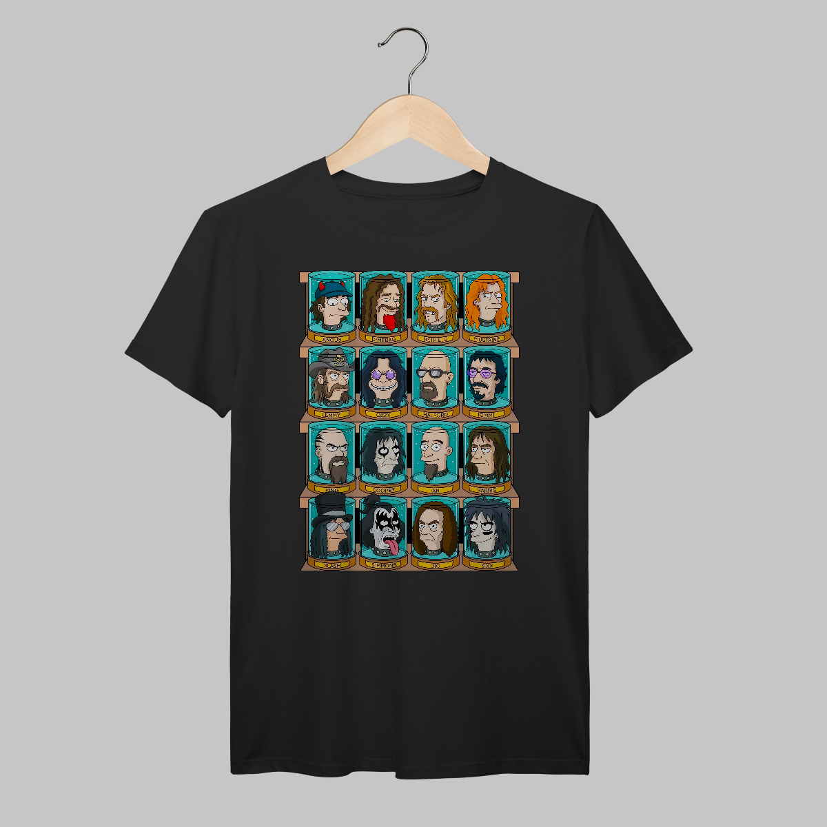 Nome do produto: Futurama | Cabeças Do Rock | Algodão Prime