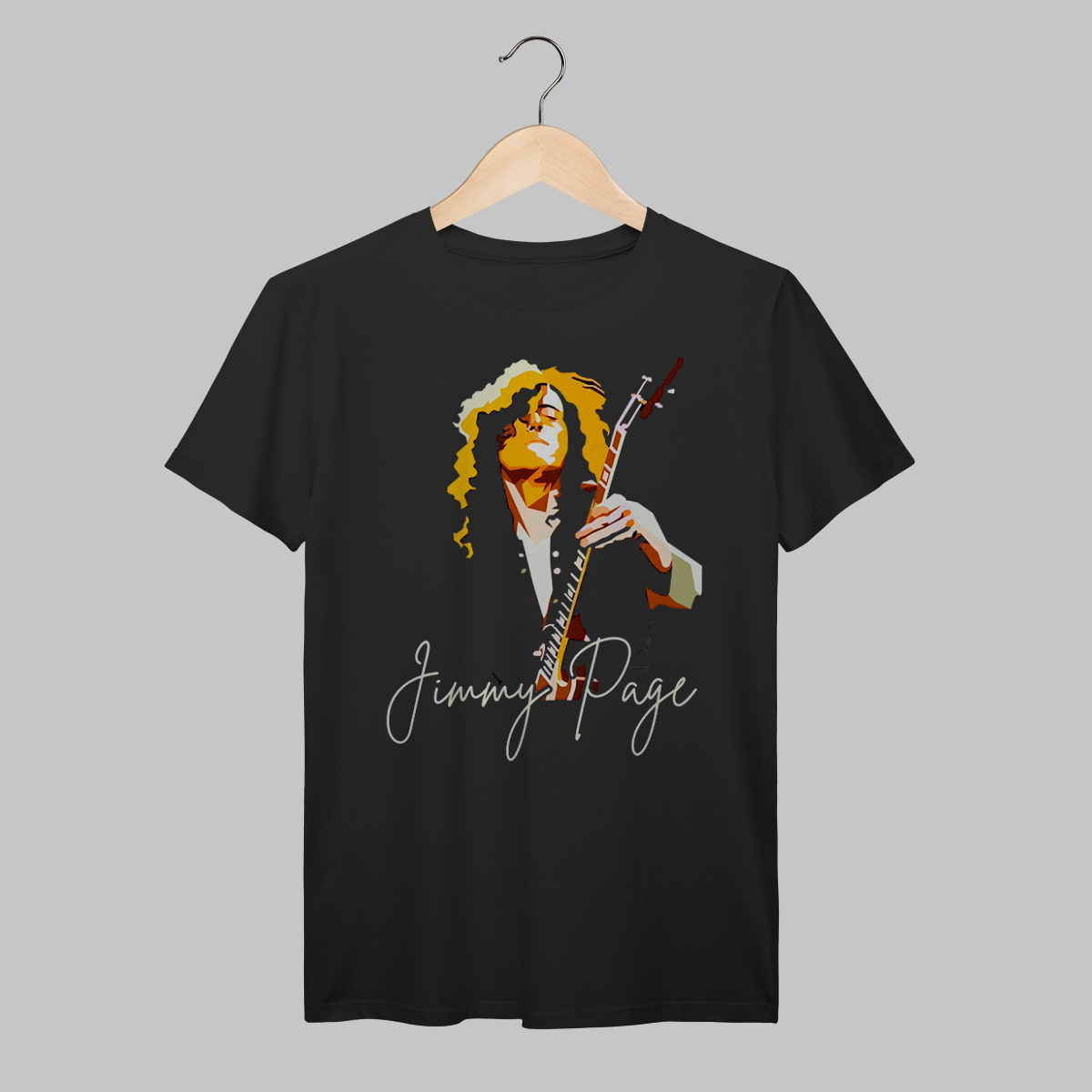 Nome do produto: Led Zeppelin | Jimmy Page | Algodão Prime