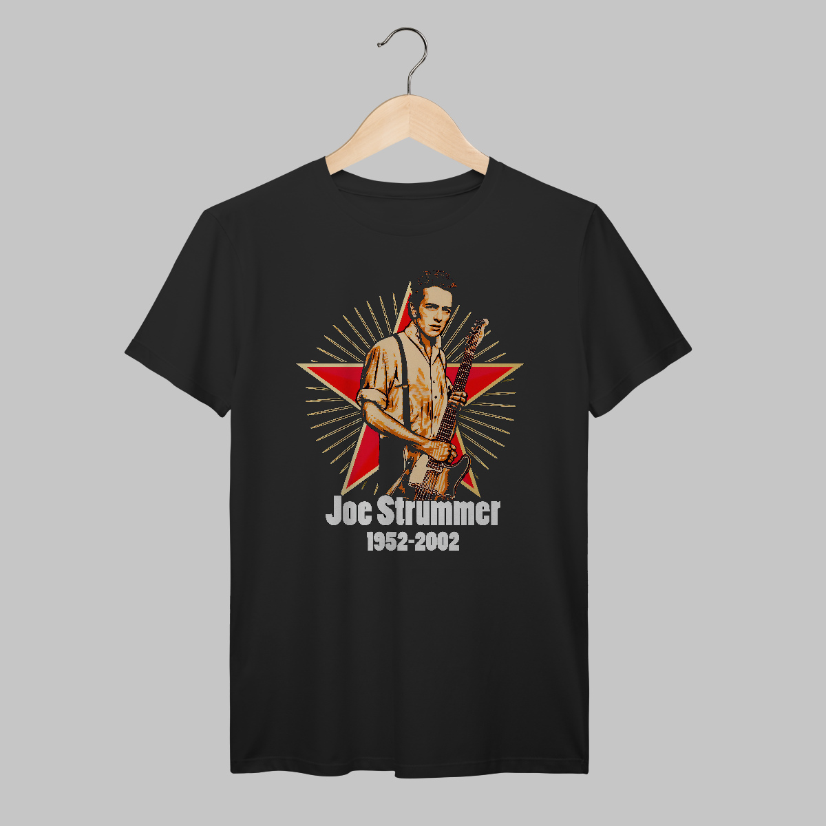 Nome do produto: The Clash | Joe Strummer | Algodão Prime