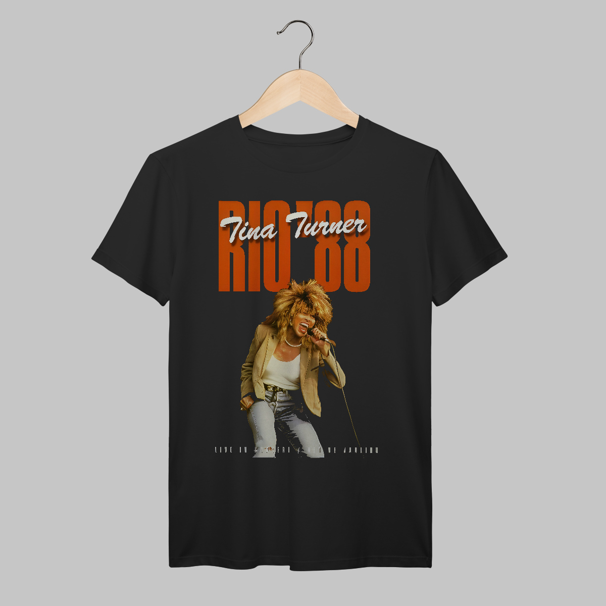 Nome do produto: Tina Turner | Rio\'88 | Algodão Prime