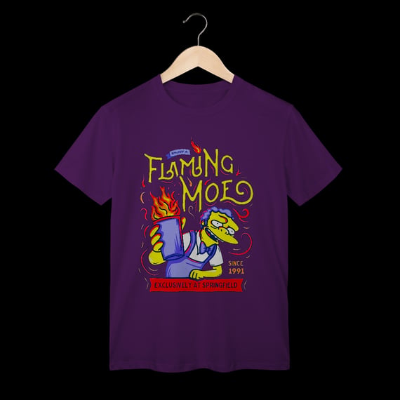 Os Simpsons | Flaming Moe | Algodão Classic