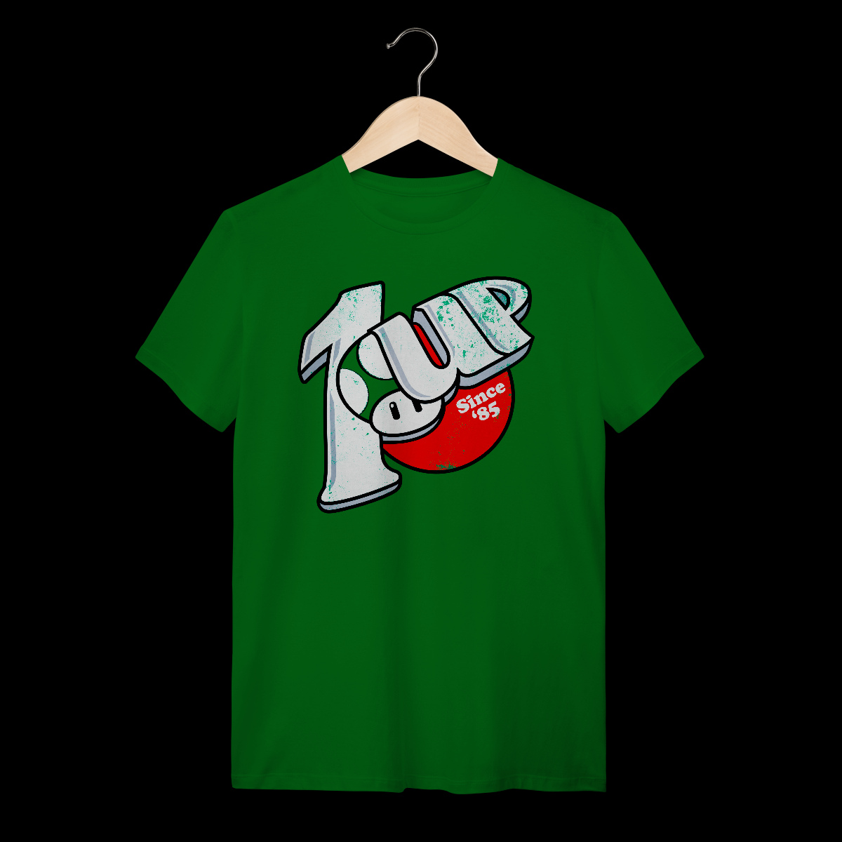 Nome do produto: 1UP/7UP | Mario Bros. | Algodão Quality