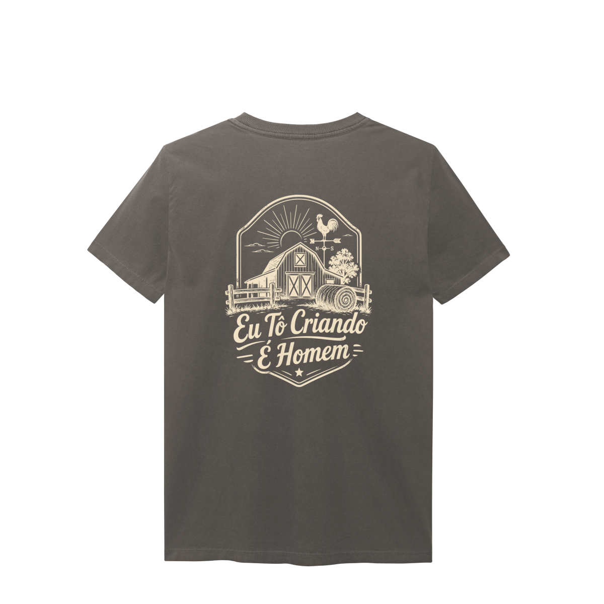 Camisa Estonada “Eu Tô Criando É Homem” - Estilo Fazenda