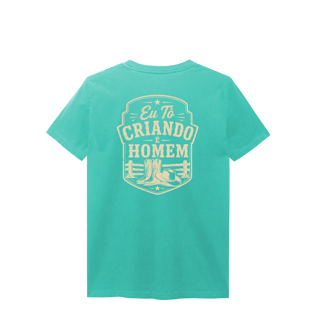 Nome do produto Camisa Estonada “Eu Tô Criando É Homem” - Chapeu & Bota