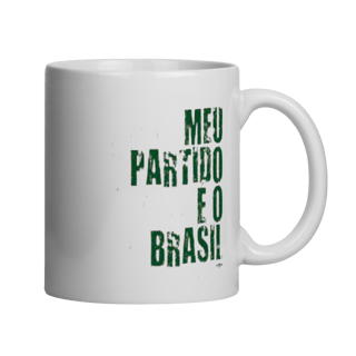 Nome do produto Caneca Meu Partido é o Brasil