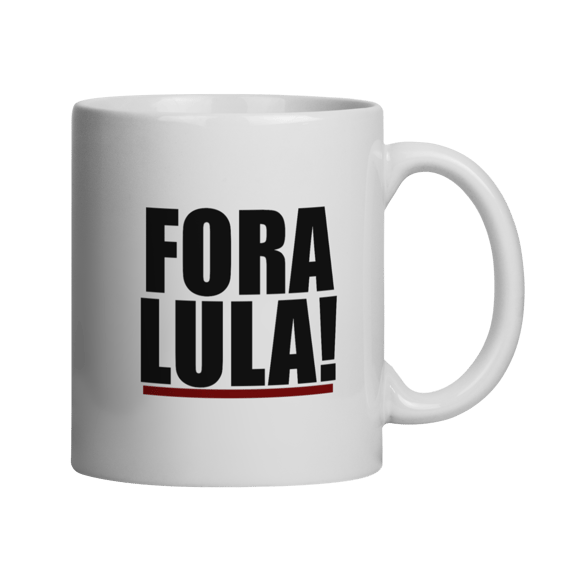 Caneca #Fora Lula