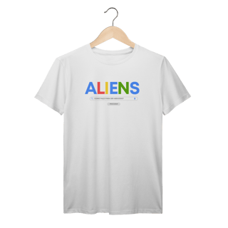 Nome do produto Google Aliens | Camiseta Unissex