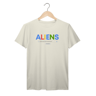 Nome do produto Google Aliens | Camiseta Unissex