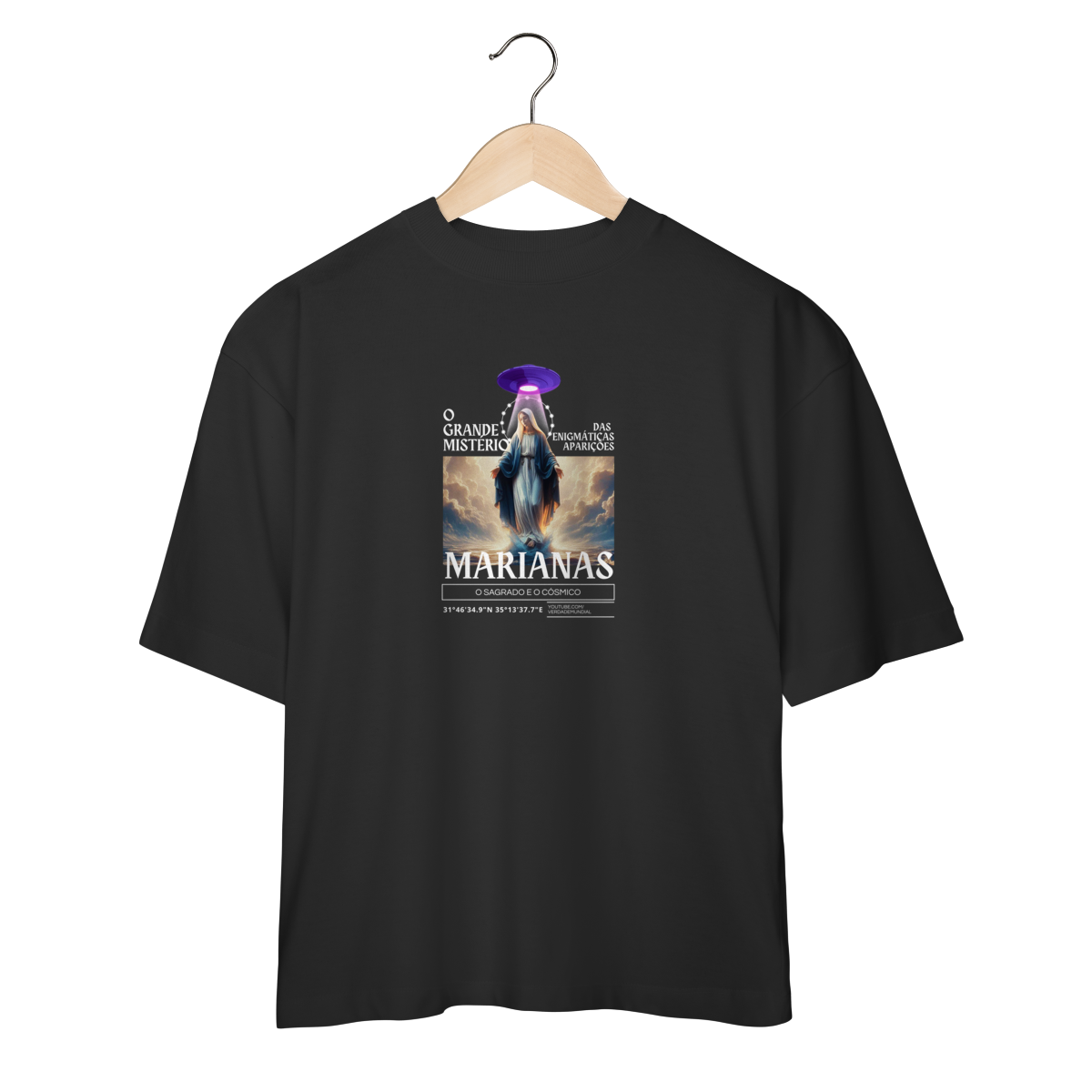 Nome do produto: Aparições Marianas | Oversized Unissex