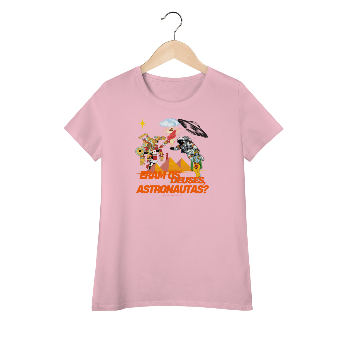 Nome do produto: Deuses Astronautas | BabyLong Algodão Pima