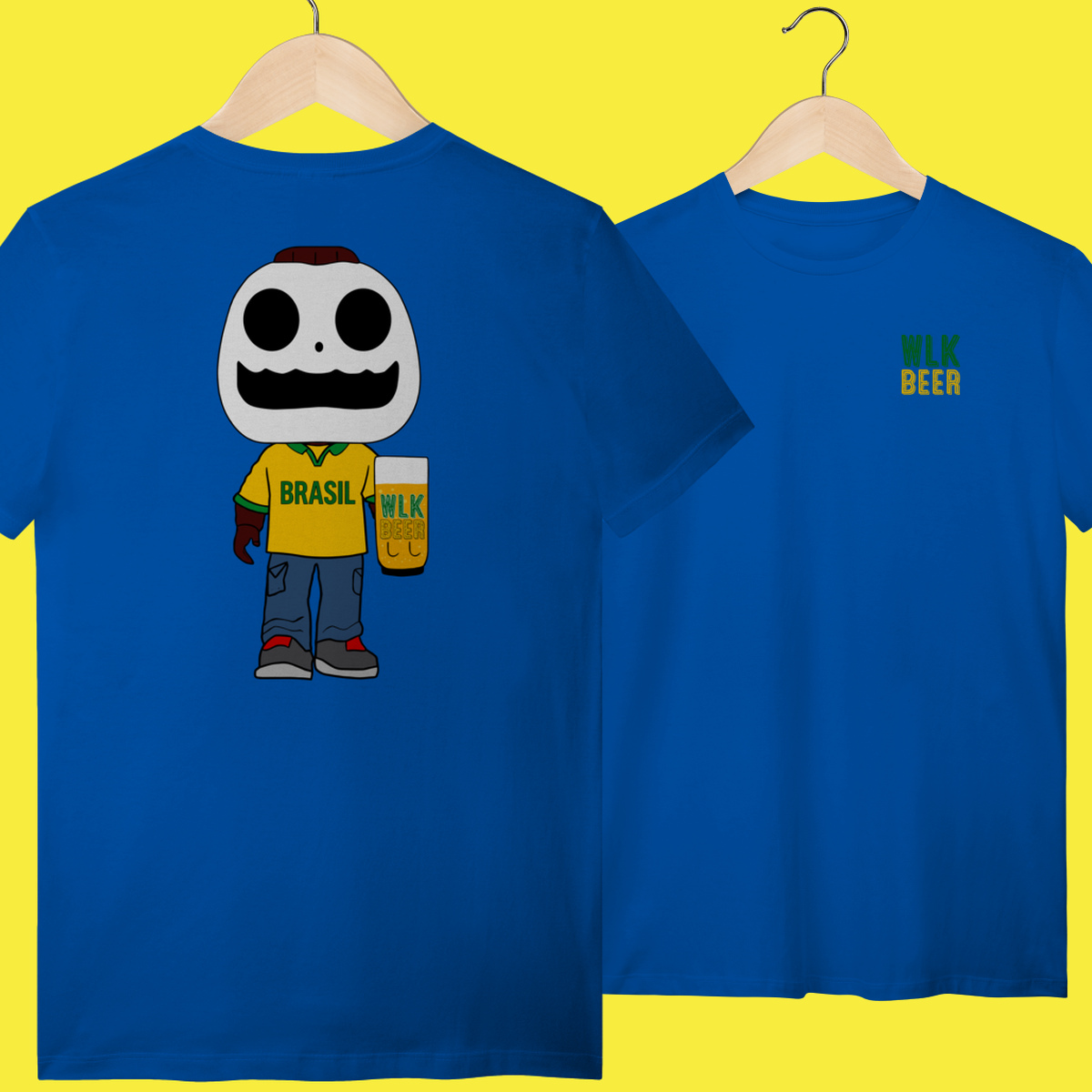 Camiseta Walking Beer Mascote Brasil