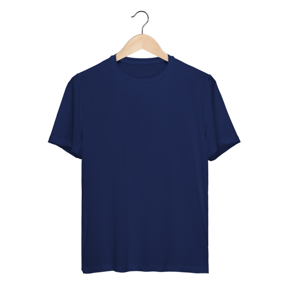 Camiseta de Corrida Azul Marinho Dry Fit