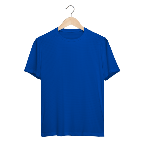 Camiseta de Corrida Azul Royal Dry Fit