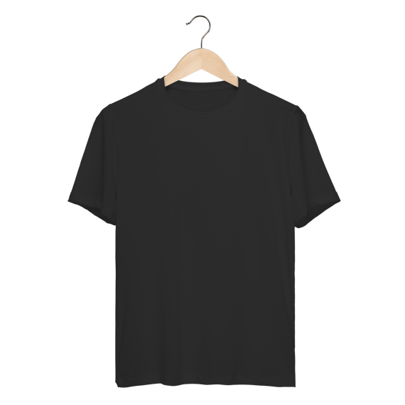 Camiseta de Corrida Preta Dry Fit