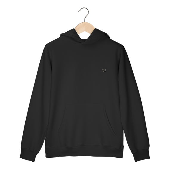Moletom Preto WIZE WEAR – Conforto que se Transforma em Estilo