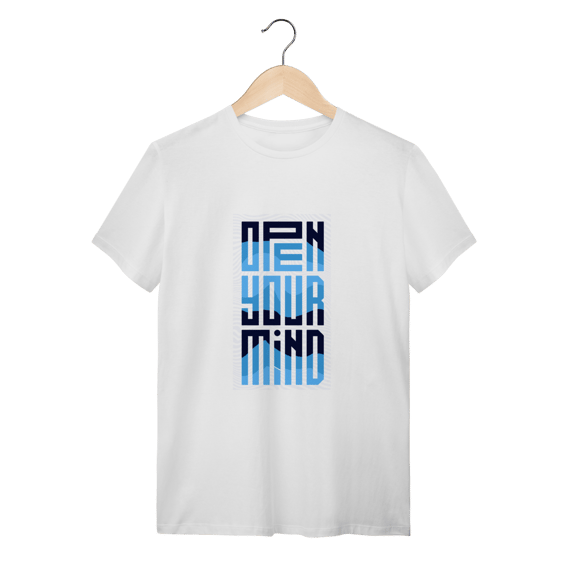 Camiseta OPEN BRANCA – Estilo Urbano com Pegada Casual