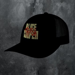 Nome do produtoALICE COOPER TRASH BONÉ COM TELA