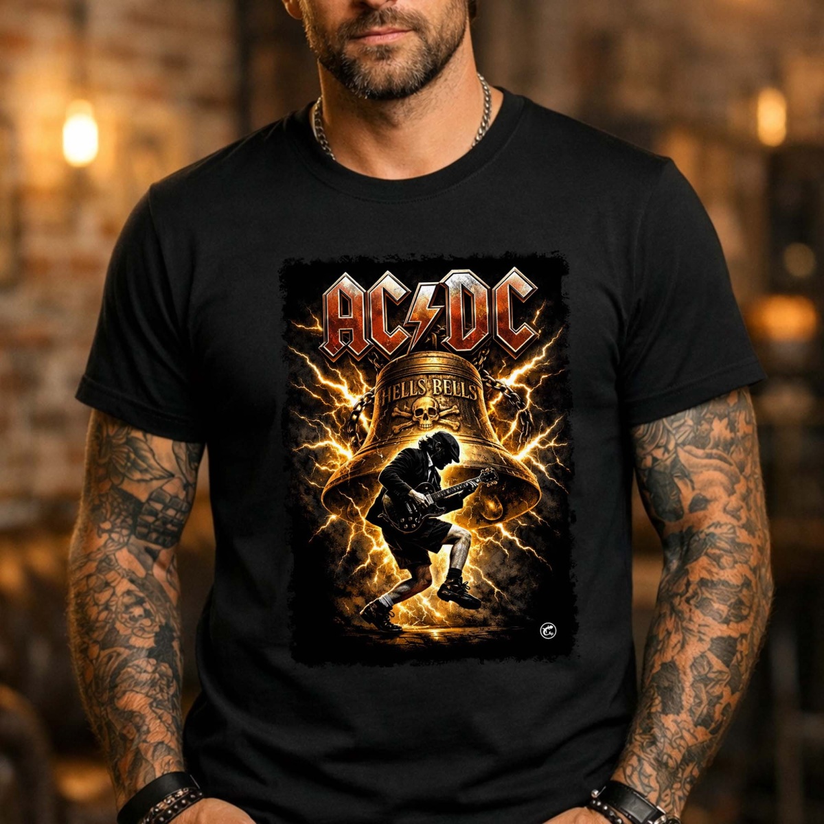 Nome do produto: Camiseta AC/DC - Hells Bells