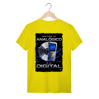 Nome do produto Camiseta entre o analógico e o digital - anos 2000