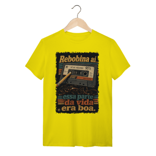 Nome do produto Camiseta Rebobina ai