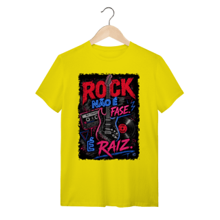 Nome do produto Camiseta Rock não é Fase, é Raiz
