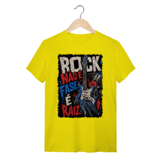 Nome do produto Camiseta Rock não é Fase, é Raiz