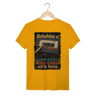 Nome do produto Camiseta Rebobina ai