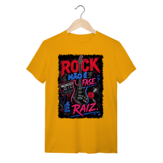 Nome do produto Camiseta Rock não é Fase, é Raiz