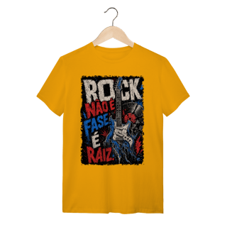 Nome do produto Camiseta Rock não é Fase, é Raiz