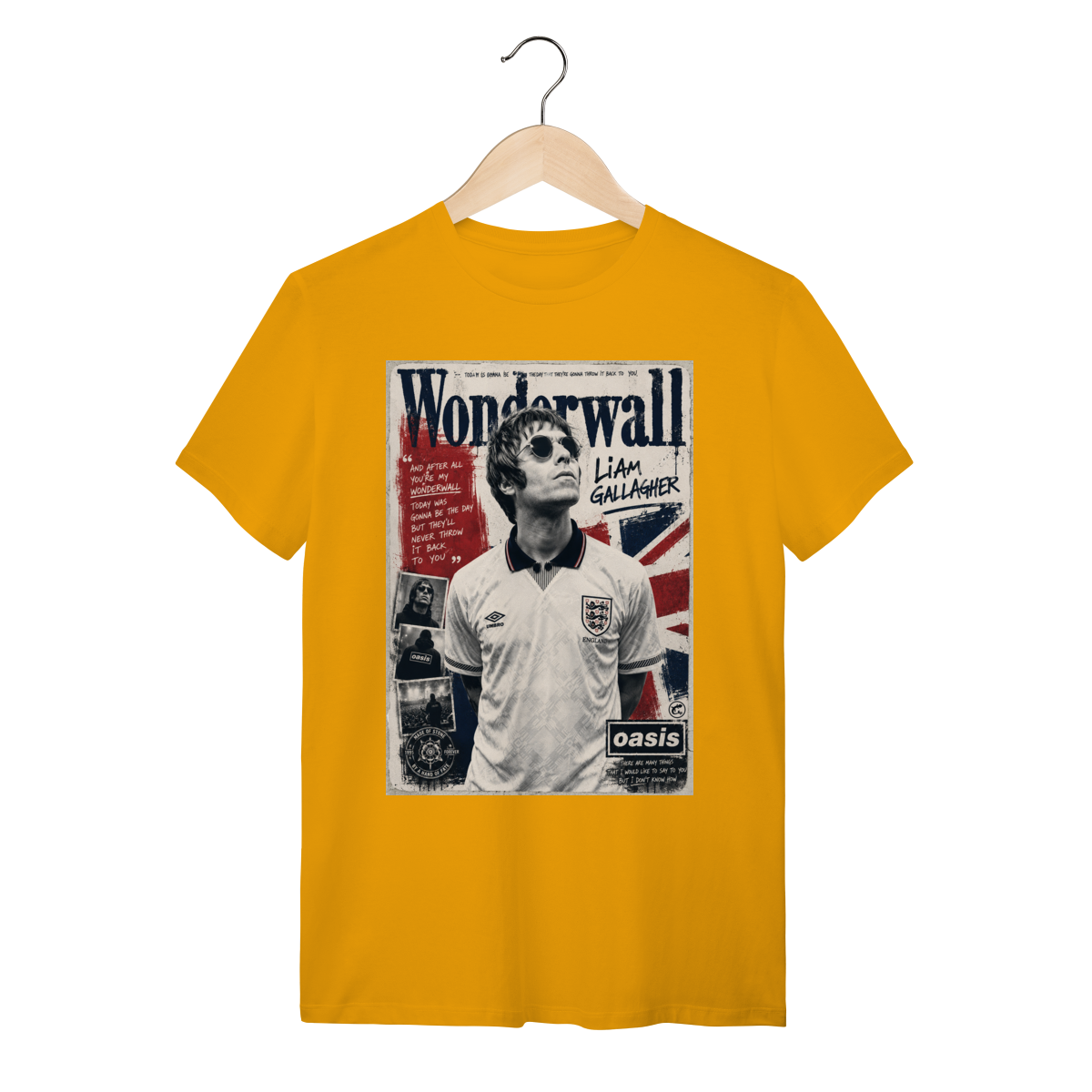 Camiseta Oasis Wonderwall Inglaterra