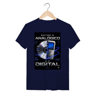 Nome do produto Camiseta entre o analógico e o digital - anos 2000