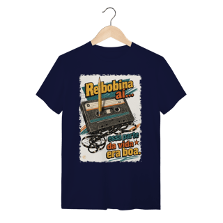 Nome do produto Camiseta Rebobina ai