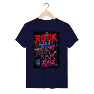 Nome do produto Camiseta Rock não é Fase, é Raiz