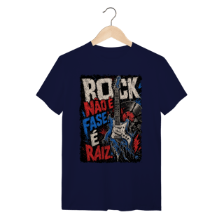 Nome do produto Camiseta Rock não é Fase, é Raiz