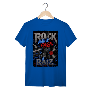 Nome do produto Camiseta Rock não é Fase, é Raiz